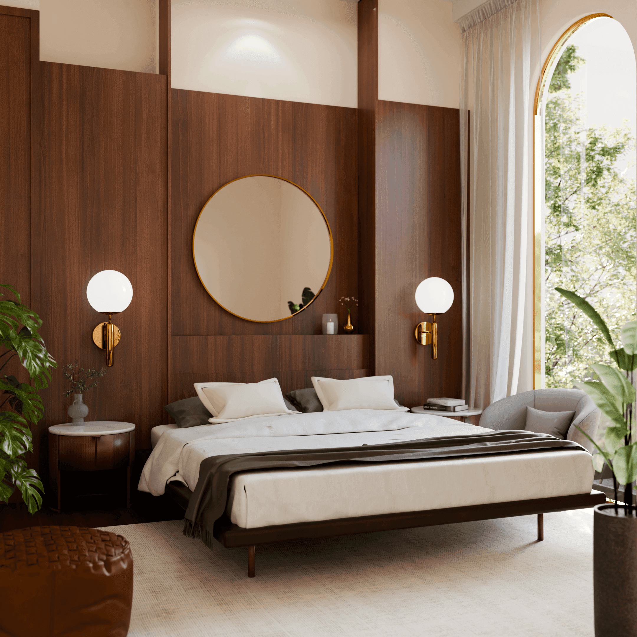 Premium high-pressure laminates displayed in a modern interior setting